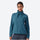 Slim fit fleece-lined jacket for women - gray and teal color variants front views, for hiking and outdoor activities