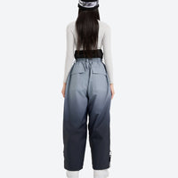 
                  
                    Breathable waterproof 2L ombre ski set - black gradient snow pants with black top, for cold-weather winter sports
                  
                