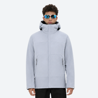 
                  
                    Men's eco-friendly insulated hardshell with removable liner - black and gray 3-in-1 hardshell views
                  
                