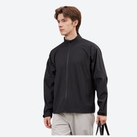 
                  
                    Men's lightweight 3-layer outdoor jacket - black men's golf jacket views, for golf and country club wear
                  
                