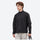 Men's lightweight 3-layer outdoor jacket - black men's golf jacket views, for golf and country club wear