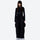 Unisex 2L snow jacket and cargo pants set - black jacket and pants set, on-model back view, for winter mountain adventures