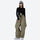2L snowboard jacket and pants set - white pants colorway, on-model back view, for skiing and snowboarding