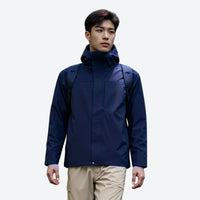 
                  
                    Rove men's 3M Thinsulate softshell jacket - navy blue jacket views, for mountain and trail activities
                  
                