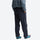 Breathable trail pants with belt and vents - navy cargo hiking pants with gray blue top, for camping and outdoor weekends