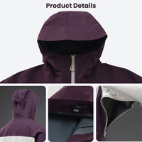 
                  
                    3L waterproof 3-in-1 jacket system - hardshell-only configurations front views, for cold windy and snowy weather
                  
                