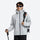 Lightweight waterproof hooded jacket for men - black color variant front views, for hiking and mountain adventures