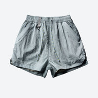 
                  
                    Lightweight water-repellent running shorts with liner - gray water-repellent shorts, for beach and waterside walks
                  
                