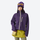 Waterproof softshell jacket fleece-lined - side and back views, on-model back view, for hiking and outdoor adventures