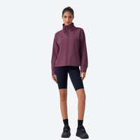 
                  
                    Women's water-repellent softshell jacket - gray and teal color variants front views, for hiking and outdoor activities
                  
                