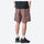 Water-repellent nylon shorts for outdoor - coffee brown quick-dry shorts with black tee, for hiking and trail walking