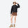 Curve women's 3L hardshell waist-cinching jacket - black jacket front and lifestyle views, on-model back view