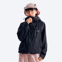 
                  
                    Morph waterproof softshell jacket with antimicrobial lining - lavender jacket detail and lifestyle views
                  
                