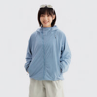 
                  
                    Yellow green cloud-fleece hooded outdoor jacket action view
                  
                