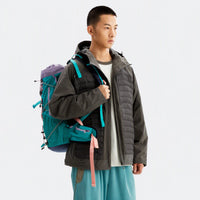 
                  
                    Metallic Gray LKB-6527 jacket front with backpack
                  
                