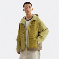 
                  
                    Moss Yellow LKB-6527 jacket three-quarter view
                  
                