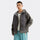 Metallic Gray LKB-6527 jacket open front view