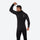 Sand 3mm unisex one-piece wetsuit - men's black wetsuit views, on-model side view, for snorkeling and swimming