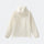 Navy cloud-fleece hooded outdoor jacket front view