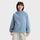 Yellow green cloud-fleece hooded outdoor jacket model front view
