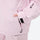 Women's 2-layer snowboard jacket and bibs - light pink, side pocket close-up with hand, for resort and street wear