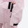 Women's waterproof 2L snow jacket and bib pants series - light pink, 2-layer waterproof breathable shell