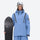 Women's breathable ski jacket with iridescent straps - cream snow pants with black top, for resort and street wear