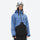 Colorblock snowboard jacket and pants set - women's rose pink pants with black base layer, for resort and backcountry days