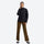 Women's half-zip rain jacket with hood - black jacket front and lifestyle views, for light rain and wind protection