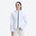 Women's cropped 3-layer rain jacket - white jacket views, for outdoor activities and travel