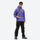 Men's 3L rain jacket under 300g - purple color variant model styling, for rain and wind protection