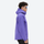 Men's 3L hardshell jacket ultra-light - purple color variant model styling, for hiking and mountain adventures