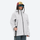 Women's 3L hardshell jacket ultra-light - close-up details of zippers cuffs and seams, for hiking and mountain adventures