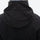 Women's 3-layer breathable ski suit - black, back hood close-up detail, for resort and cross-country days