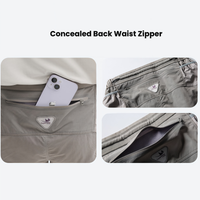 
                  
                    Unisex lightweight quick-dry hiking pants - olive hiking pants, front product view, for hiking and trail walking
                  
                