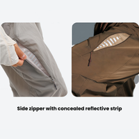 
                  
                    Breathable loose-fit trail pants with mesh lining - olive, for travel and camping
                  
                