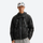 Women's lightweight rain jacket with removable hood - black jacket views, for travel and lightweight packing