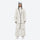 Women's breathable balloon snow pants set - white jacket with white pants, for cold-weather winter sports