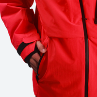
                  
                    Women's 3L snow jacket - more colorway views and closeups, on-model front view, for freeride and backcountry skiing
                  
                