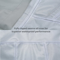 
                  
                    Women's 3L rain jacket for hiking - gray and purple color variants front views, for hiking and mountain adventures
                  
                