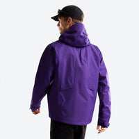 
                  
                    Breathable hardshell with adjustable hood - black and gray color variant views, for travel and everyday wear
                  
                