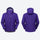 Waterproof hooded jacket for women - black and green color variants side and back views, on-model hood side view