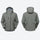 Breathable hardshell with adjustable hood - close-up detail shots, for hiking and mountain adventures