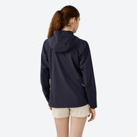 
                  
                    Women's breathable waterproof outdoor jacket - light gray waterproof softshell jacket views, for everyday urban wear in rain
                  
                