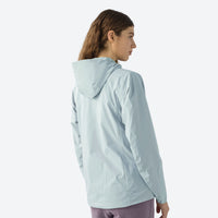 
                  
                    Women's breathable waterproof outdoor jacket - light blue waterproof softshell jacket views, for travel and active lifestyles
                  
                