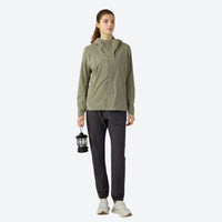 
                  
                    Voya women's waterproof softshell jacket - navy blue waterproof softshell jacket views, for everyday urban wear in rain
                  
                