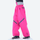 Colorblock snowboard jacket and pants set - red, on-model front view, for resort and backcountry days