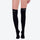 Women's thermal wetsuit suit with stockings - black and white color variants front views, for swimming and snorkeling