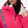 Women's snowboard jacket and wide-leg pants - pink snow pants with black top, for powder days and winter commute
