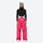 Women's breathable ski jacket with iridescent straps - pink jacket with pink pants, for powder days and winter commute